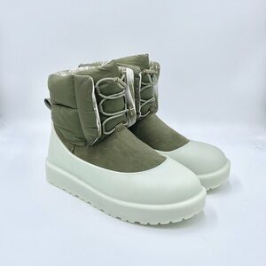 Ugg Classic Maxi Toggle Burnt Olive Suede Sheepskin Waterproof Boots Women’s 9